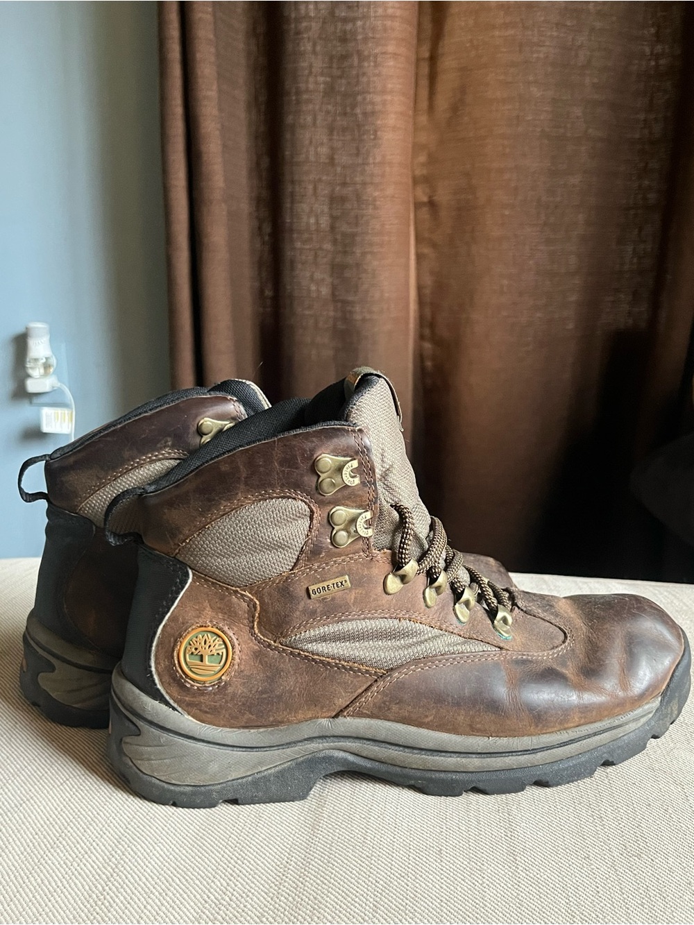 Timberland Brown Leather Gore-Tex Men's Hiking Boots